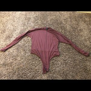 Long sleeve bodysuit size: Medium
